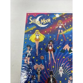 Sailor Moon Sticker Sheet New Merlin Tops 1998 New