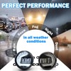 LED Fog Lights Compatible with 2008-2010 Toyota Corolla Bumper Driving