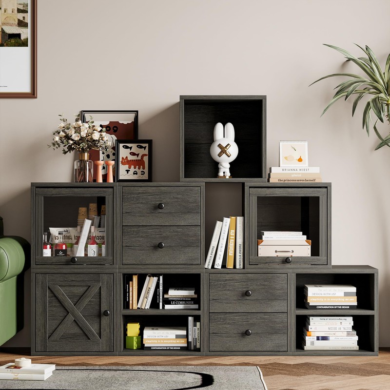 FUSUNBAO Magic DIY Cube Storage Organizer Stackable Cubes for Home