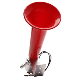 FARBIN Air Horn 180DB Superloud Air Pressure Whistle Horn Red for DC12V/24V Boat Yacht
