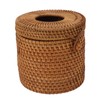Rectangular Rattan Tissue Box Cover Rattan Woven Tissue Box Holder