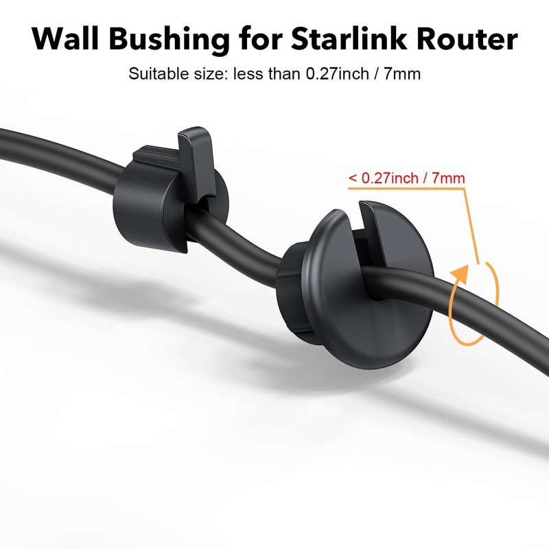 Cable Routing Kit for Starlink, Cable Mounting Kit, Starlink Accessories,