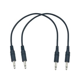 Seadream 3.5mm Mono Aux Cable;2Pack 1/8" Male TS Plug to 1/8" 3.5mm Male Mono Jack Audio Cable (12inch)
