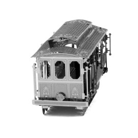 DCD Model Kit Easy Difficulty San Francisco Cable Car 'Powel & Mason St' Steel Model by Metal Earth