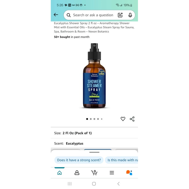 nexon botanics Shower Steamer Spray 2fl