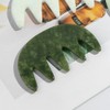 Healeved Scalp Massager Creative Wide Tooth Comb Gua Sha Jade