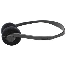 SoundLAB Lightweight Stereo Headphones With Black Pads
