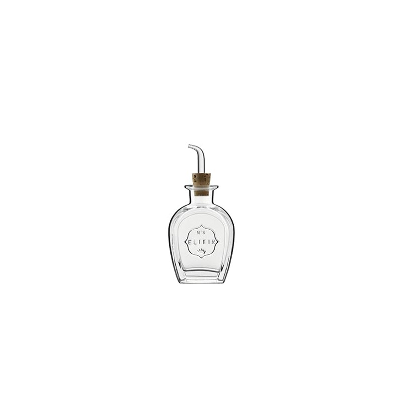Luigi Bormioli RBLN101 12514-01 100cc Bormioli Oil Bottle, Clear, Italy