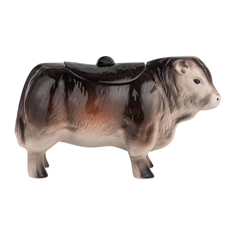 Vintage Ceramic Cow Shaped Cookie Jar