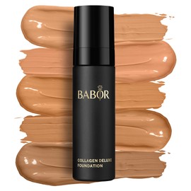 BABOR Make Up Collagen Deluxe Foundation 05 Sunny, Makeup for Dry and Mature Skin, with Anti-Ageing Serum, Strong Coverage, Long-Lasting, 1 x 30 ml