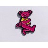 Grateful Pink Marching Jerry Bear Garcia Weir 60's HAT PIN