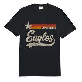 Eagles Sports Name Vintage Retro Gift Men Women Boy Girl Comfort Colors Adult Heavyweight T-Shirt