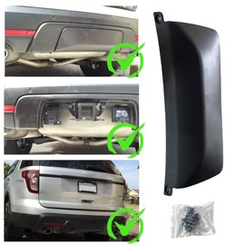 Copgge Lower Rear Bumper Trailer Tow Hitch Bar Cover Cap Trailer Tow Bracket Cover Trim for Ford Explorer 2011-2015 with Trailer Towing Packages
