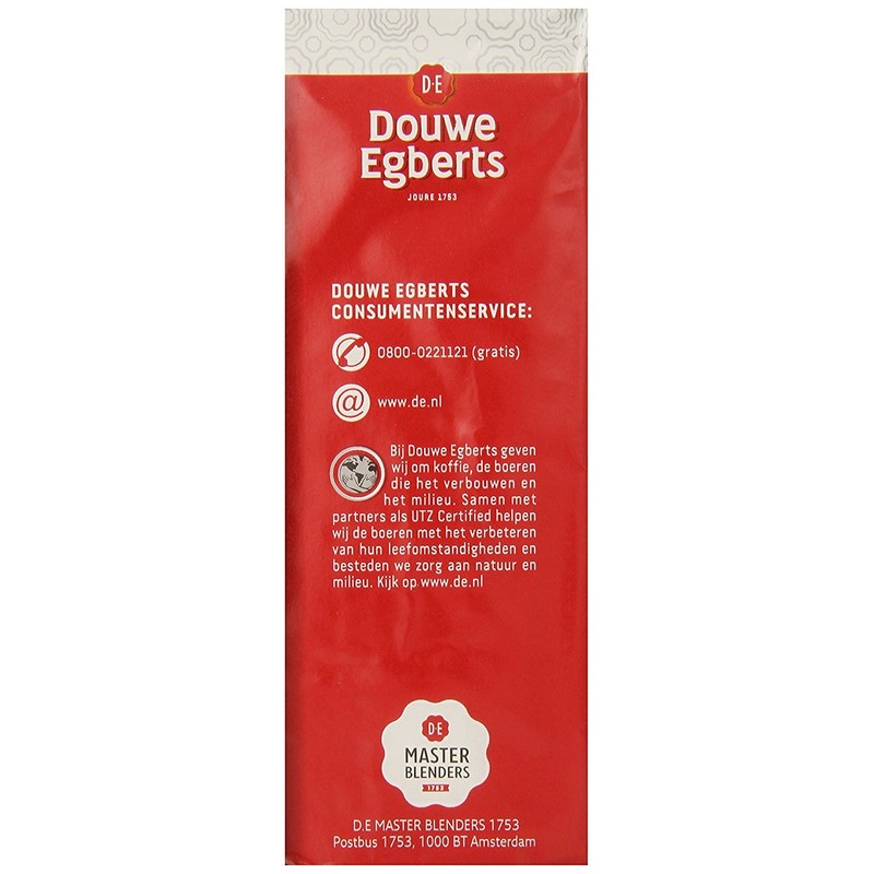 Douwe Egberts Aroma Rood Ground Coffee, 17.64 Ounce, Pack of