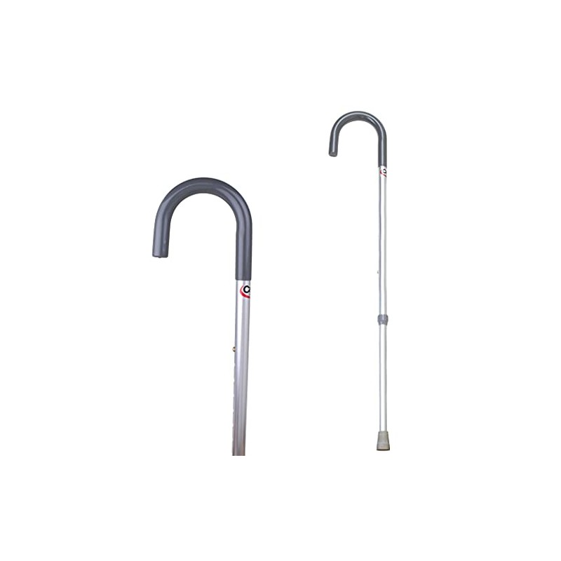 CAREX Round Handle Aluminum Walking Cane for Women - Adjustable