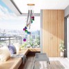 Kpbel Colorful Wind Chimes for Outside with 4 Aluminum Tubes