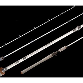Tsunami Slim Wave White Jigging Conventional 6' 6" Heavy Rod SWSPC-661-H