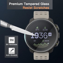 Compatible for LIGE ST6 PRO Smart Watch Screen Protector, [3 Pack] Lamshaw 9H Tempered Glass Screen Protector Film Compatible for LIGE ST6 PRO 1.43" Smart Watch, Compatible for SUNKTA ST6 PRO Smart Watch, Compatible for ESFOE ST6, SIEMORL ST6PRO Smart Wa