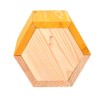 Esschert Design Hexagonal Solitary Bee House with Paper Straws