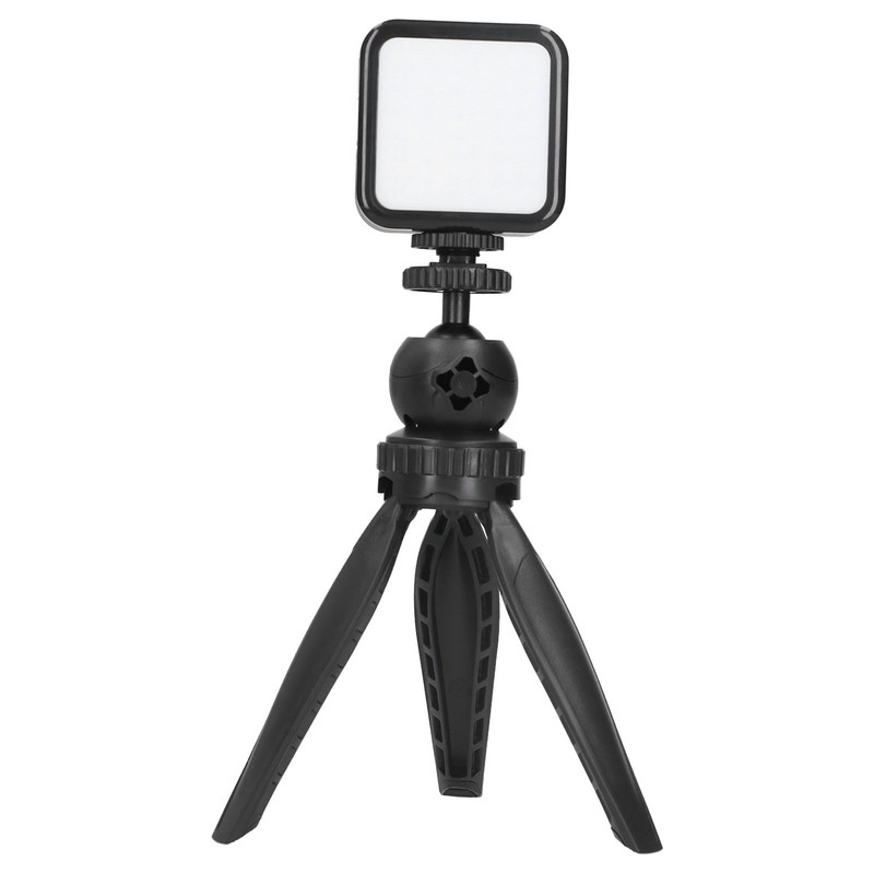 Portable Phone Microphone Vlogging Equipment Microphone Kit with LED Light