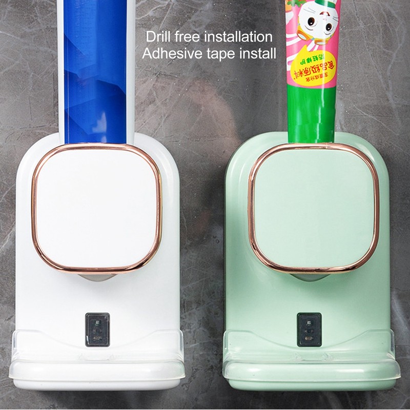 Automatic Toothpaste Dispenser Wall Mount USB Powered Easy Install Electric
