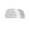 PLAYETTE Preemie Caps, Grey/White, 3 Count