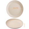 YUNSHENGFANGDM Lightweight Wheat Straw Plates, Unbreakable Deep Dinner Plates Reusable
