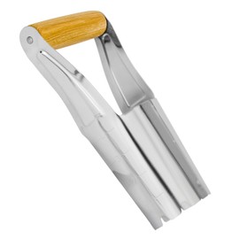 Eadwiella Stainless Steel Bulb Planter with 4 Inch Measurements Bulb Planter Tool, Ideal Garden Tools Dibber for Planting Bulbs.