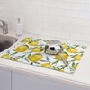 Lemon Dish Drying Mat 18x24 For Kitchen Counter Absorbent Microfiber