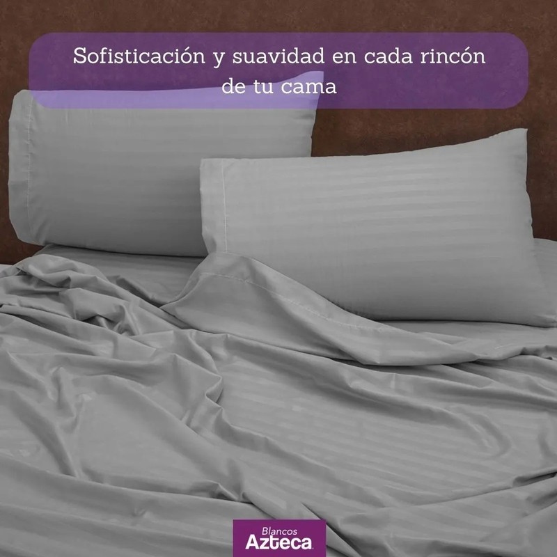 Sábanas Matrimoniales Ultra Suaves Premium Blancos Azteca