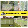 BOEN Garden Fence Temporary Barrier Outdoor Fence for Dog, Rabbit