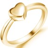 Jude Jewelers Stainless Steel Heart Shaped Wedding Engagement Promise Statement
