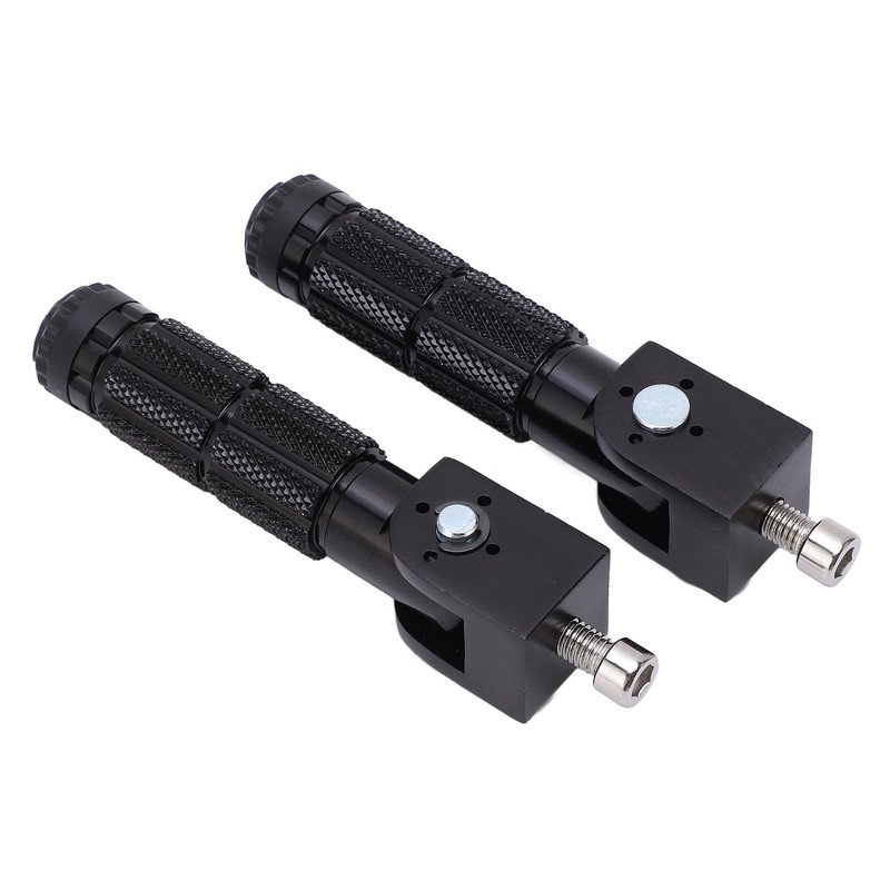 1 Pair Universal Motorcycle Footrests Rear Set Footpegs with 8mm