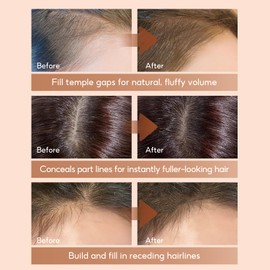 FelinWel Hair Root Cover Up Powder for Thinning Hair–Instant Grey Coverage Touch up for Women & Men, Light Brown