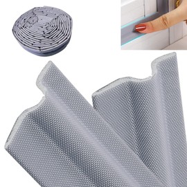 Draught excluder Tape. Window Insulation kit - Draft excluder for Windows - Window Seal Strip 4 or 8 Meters, Choose Gray or White and Avoid Cold or Heat leaks, Acoustic Insulation.