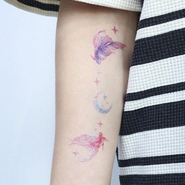 Glitter Tattoo Stickers for Festivals & Parties (10 Designs) GT7 15ea