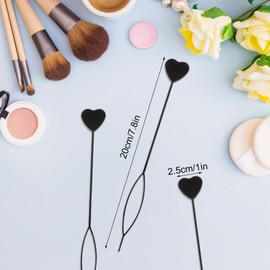 16Pcs Quick Topsy Tail Hair Tool, Hair Beader Tool for Loading Beads on Braids, Bead Threader for Kids Girls Hair Styling Accessories, Hair Topsy Tail Ponytail Styling Maker