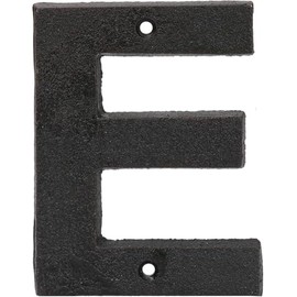 Large Metal House Letter E - Cast Iron Antique Style Address Letter for Your Front Door, Wall, Gate, House, Metal Letters for Outdoor Signs, Door Name Sign