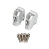 Mikinona 1 Pair 2 Anodized Motorcycle Handlebar Riser Clamp for