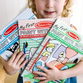 Melissa & Doug My First Paint with Water Activity Books Set - Animals, Vehicles, and Pirates - FSC Certified