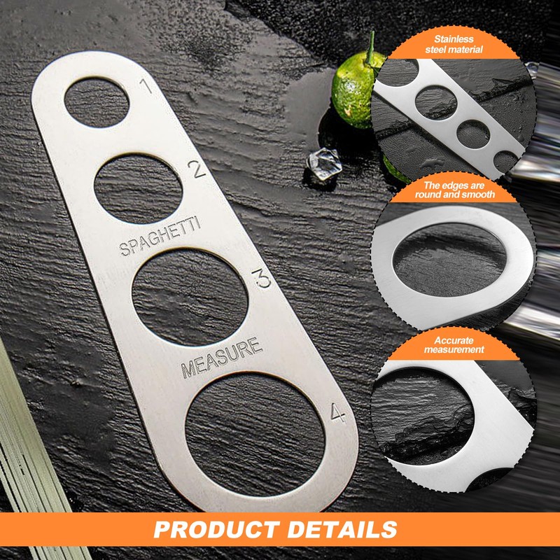 Spaghetti Measurer Tool for Pasta Portion Stainless Steel Pasta Measuring