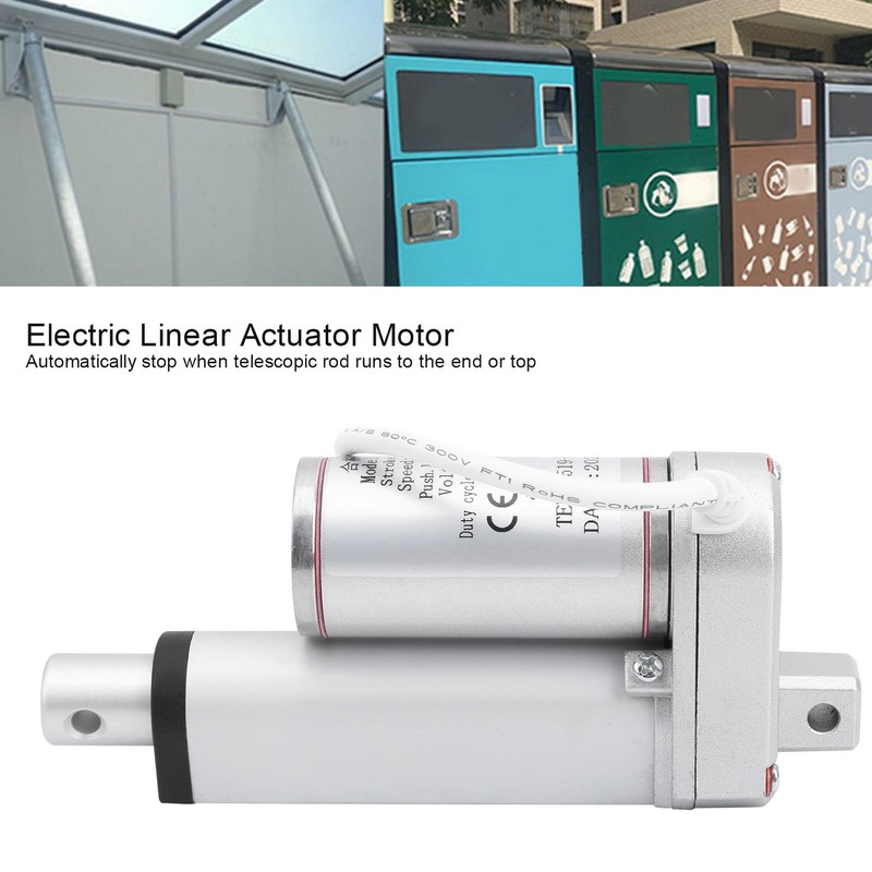Electric Linear Actuator Motor Lifting System Putter 100kg Load 50mm