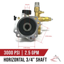 The ROP Shop OEM | Annovi Reverberi 3000 PSI Pump for Pressure Washer fits Simpson MS2750, MS31025H