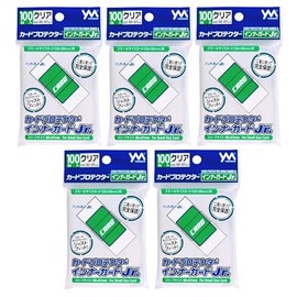 Yanoman Card Protector, Inner Guard Jr. (Compatible Card Size: 3.4 x 2.3 inches (86 x 59 mm), Set of 5, Mini Size