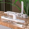GANZTECH 1 Set White UPVC Aluminum Door Handle, 92mm PZ