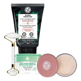 Set Regalo Polvo Traslúcido, Mascarilla Y Crema Facial