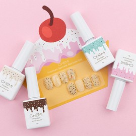 Chemie Gel Chemi Gel Cami Sprinkle 4-piece set Glitter Gel Topping Gel / 케미젤 캐미 스프링클 4종 세트 글리터젤 토핑젤