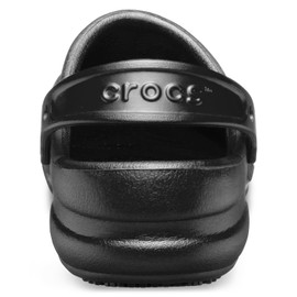 Crocs Unisex Adult Men's and Women's Bistro Clog | Slip Resistant Work Shoes, Black, 6 US
