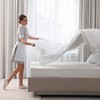 MEBY 140 x 200 cm Waterproof Mattress Protector. Breathable Cotton