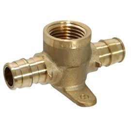 XFITTING 5-Pack Pex A Female Tee w/Drop Ear, 1/2" Pex A x 1/2" Pex A x 1/2" Female NPT